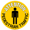 Black Graphic Floor Signs