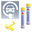 Gray Electric Vehicle Charging  Stencil  And Kits