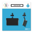 Medium Turquoise Modulean Shadow  - Blue