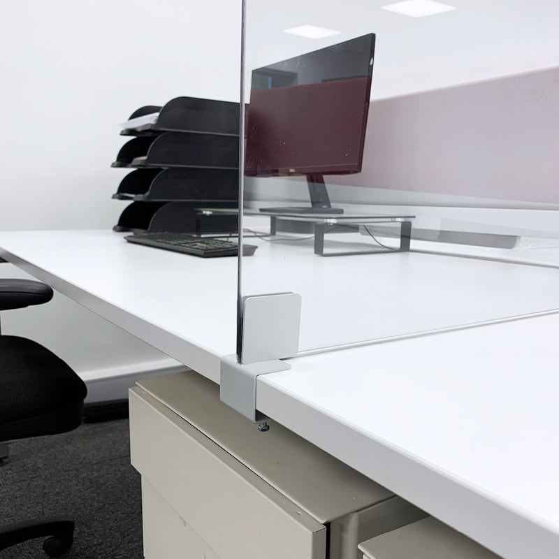 Light Gray Office Desk Screens