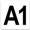 Black Self-Adhesive - IdentificationTiles