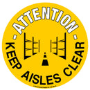 Gold Graphic Floor Signs