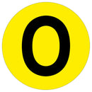 Yellow Floor Letters Markers