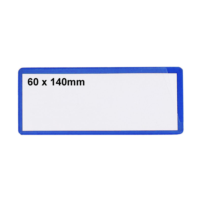 Royal Blue Self-Adhesive Ticket Pouches