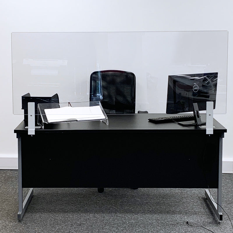 Light Gray Reception Desk Screens