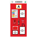 Firebrick Modulean Rack End Boards - Red