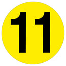 Black Floor Numbers Marker