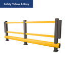 Sandy Brown Pedestrian bumper barriers