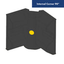 Dark Slate Gray Armco Safety Corner