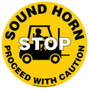 Gold Graphic Floor Signs