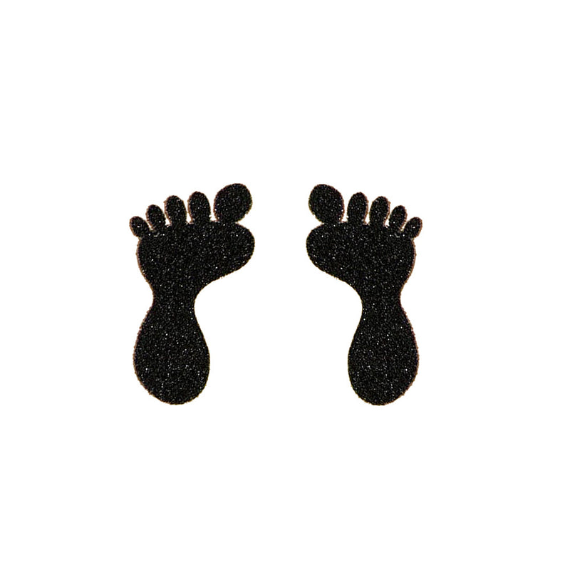 Black Black Anti-slip footprints