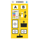 Black Modulean Rack End Boards - Yellow