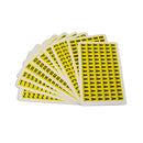 Goldenrod Complete Packs Of Self-Adhesive - Letter Pack A - Z