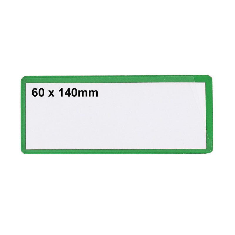 Sea Green Self-Adhesive Ticket Pouches