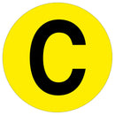 Black Floor Letters Markers