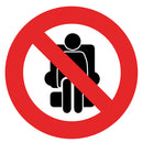 Firebrick Social Distancing Seat Markers - Pack of 14