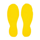 Gold Anti-slip footprints - Yellow