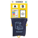 Dark Slate Gray Modulean Rack End Boards - Yellow