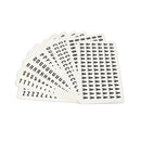 White Smoke Complete Packs of Self-Adhesive Letters & Numbers