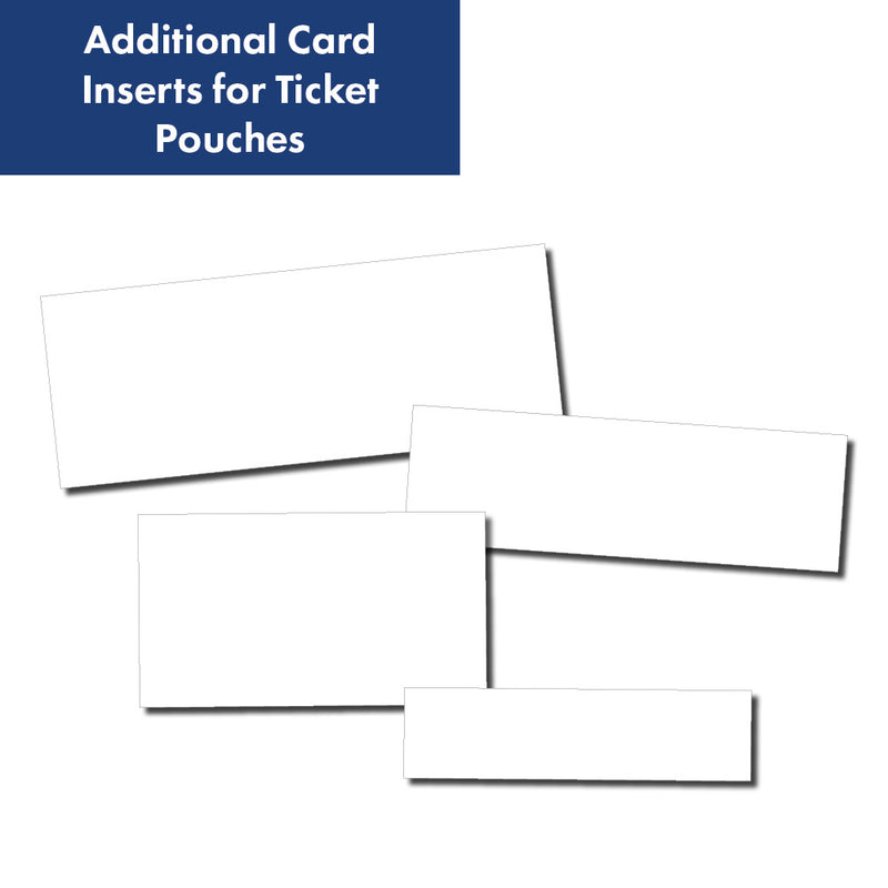 Dark Slate Gray Ticket Pouches – Card Inserts