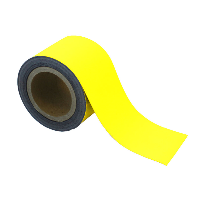 Yellow Magnetic Easy Wipe Racking Strip