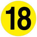 Gold Floor Numbers Marker