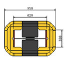 Dark Slate Gray Polywrap Column Protectors