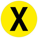 Black Floor Letters Markers