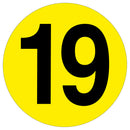 Gold Floor Numbers Marker