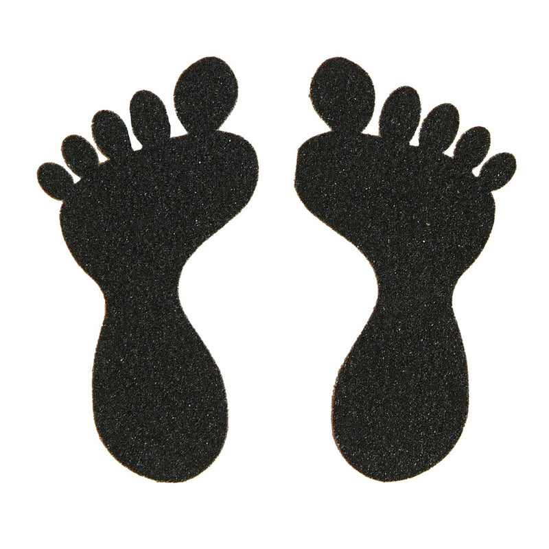 Black Black Anti-slip footprints