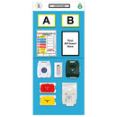 Wheat Modulean Rack End Boards - Blue