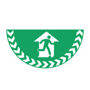 Sea Green Floor Graphic Markers – Half-Circle