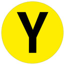 Yellow Floor Letters Markers