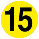 Gold Floor Numbers Marker