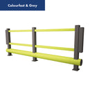 Light Goldenrod Pedestrian bumper barriers