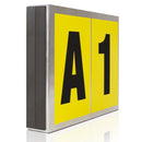 Light Gray Magnetic Bay Markers