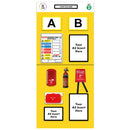 Gold Modulean Rack End Boards - Yellow