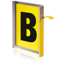 Black Self-Adhesive Bay Markers