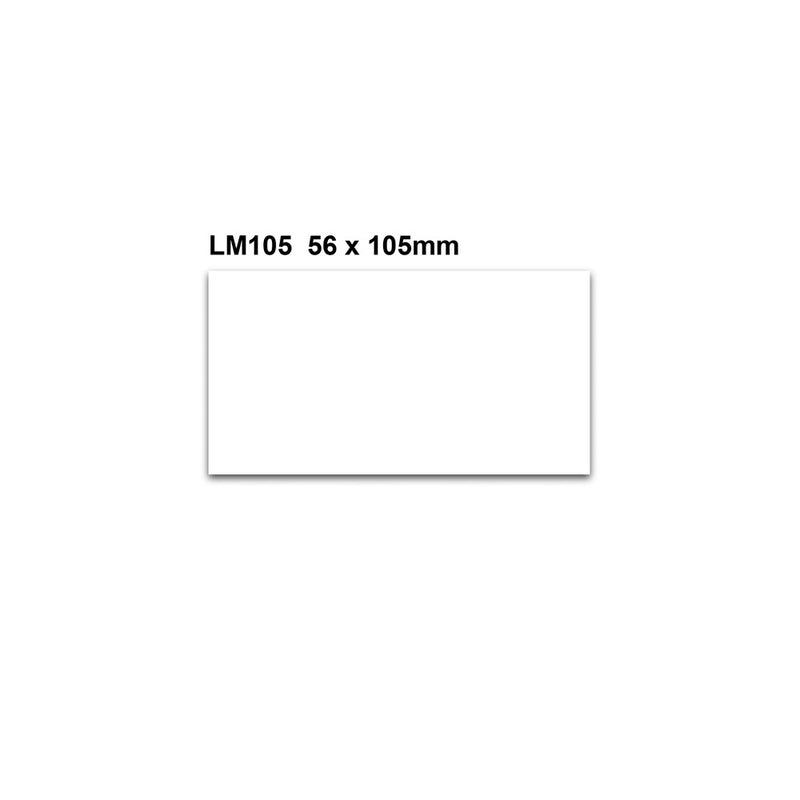 Light Gray Magnetic Easy Wipe Location Markers - 105mm Length