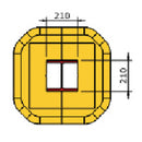 Goldenrod Polywrap Column Protectors