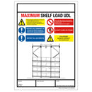 Dark Slate Gray Weight Load Notices – PVC