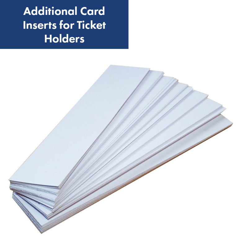 Light Gray Ticket Holder – Card Inserts