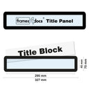 Lavender Frames4Docs Title Block