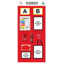 Firebrick Modulean Rack End Boards - Red