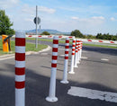 Dark Gray Flexible Traffic Bollards