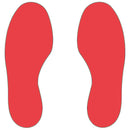 Tomato Red Floor signal markers - Pack Of 50