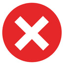 Firebrick Social Distancing Seat Markers - Pack of 14