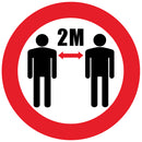 Firebrick Social Distance Floor Markers