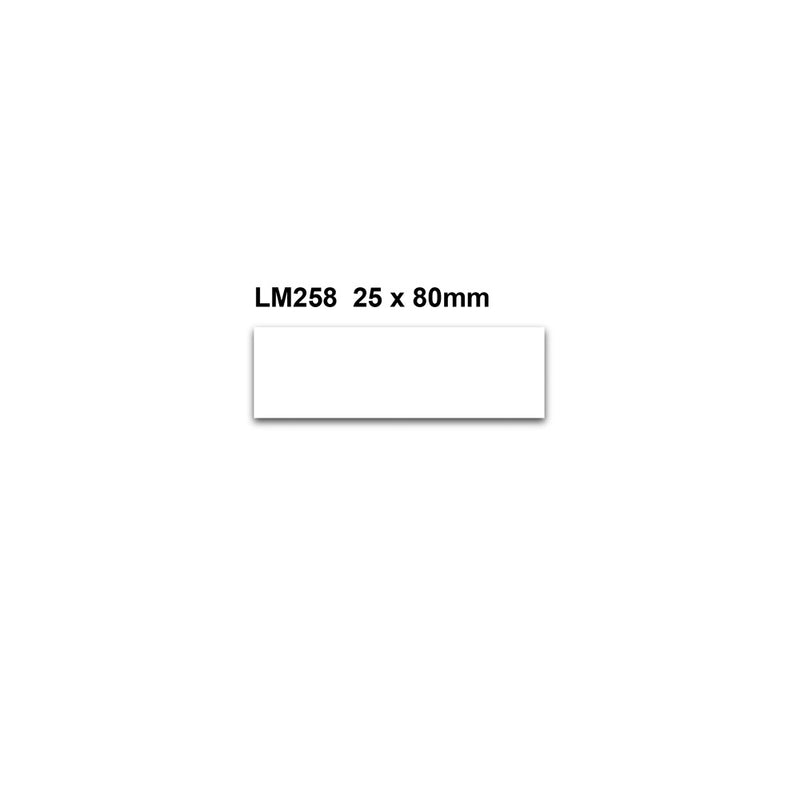 Light Gray Magnetic Easy Wipe Location Markers - 80mm Length