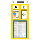 Dark Slate Gray Modulean Rack End Boards - Yellow